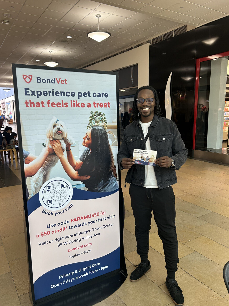 Bond Vet - Grand Openings street team activation, photo 1 of 5