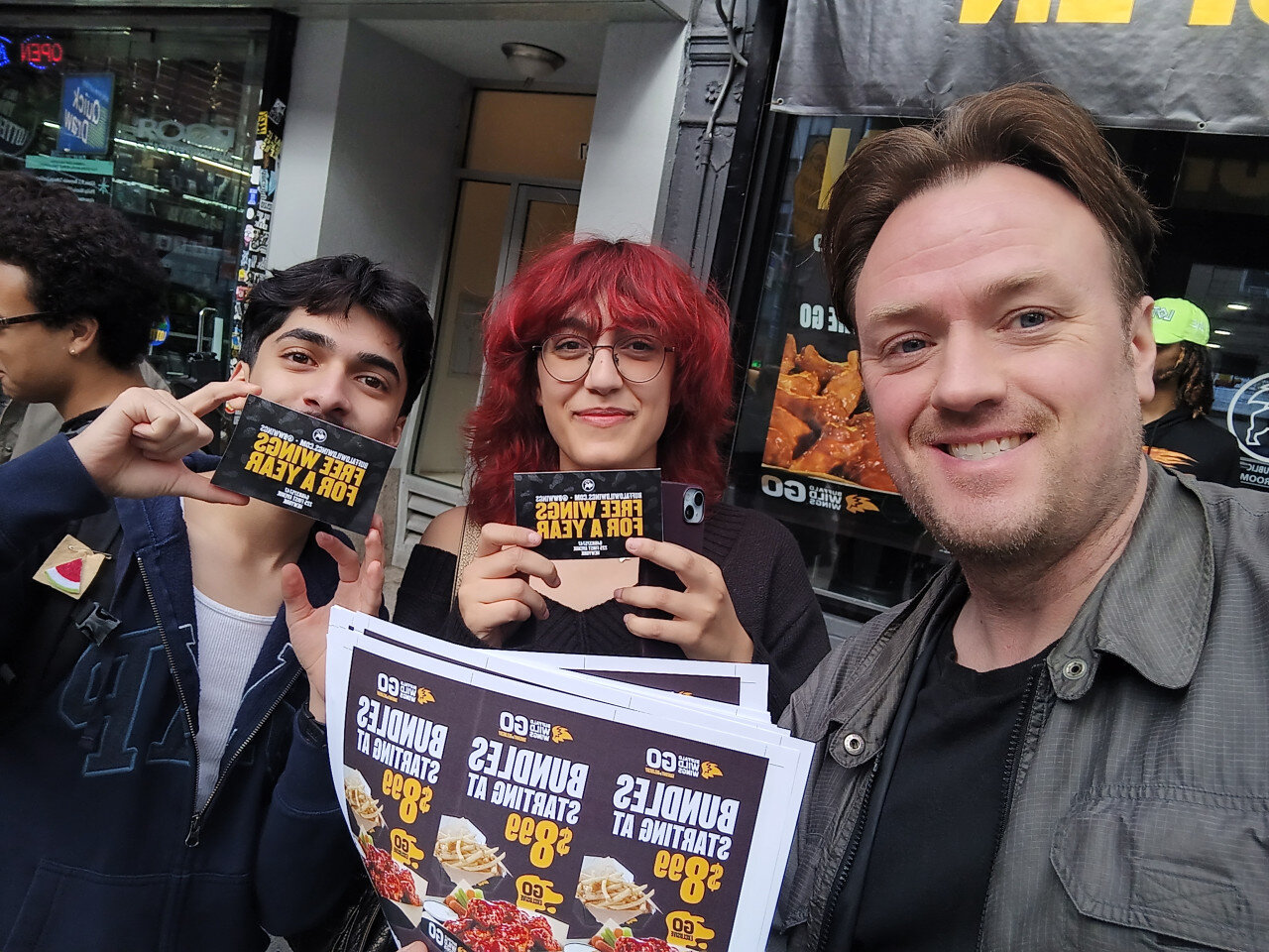 Buffalo Wild Wings GO! - East Village Street Takeover street team activation, photo 1 of 8