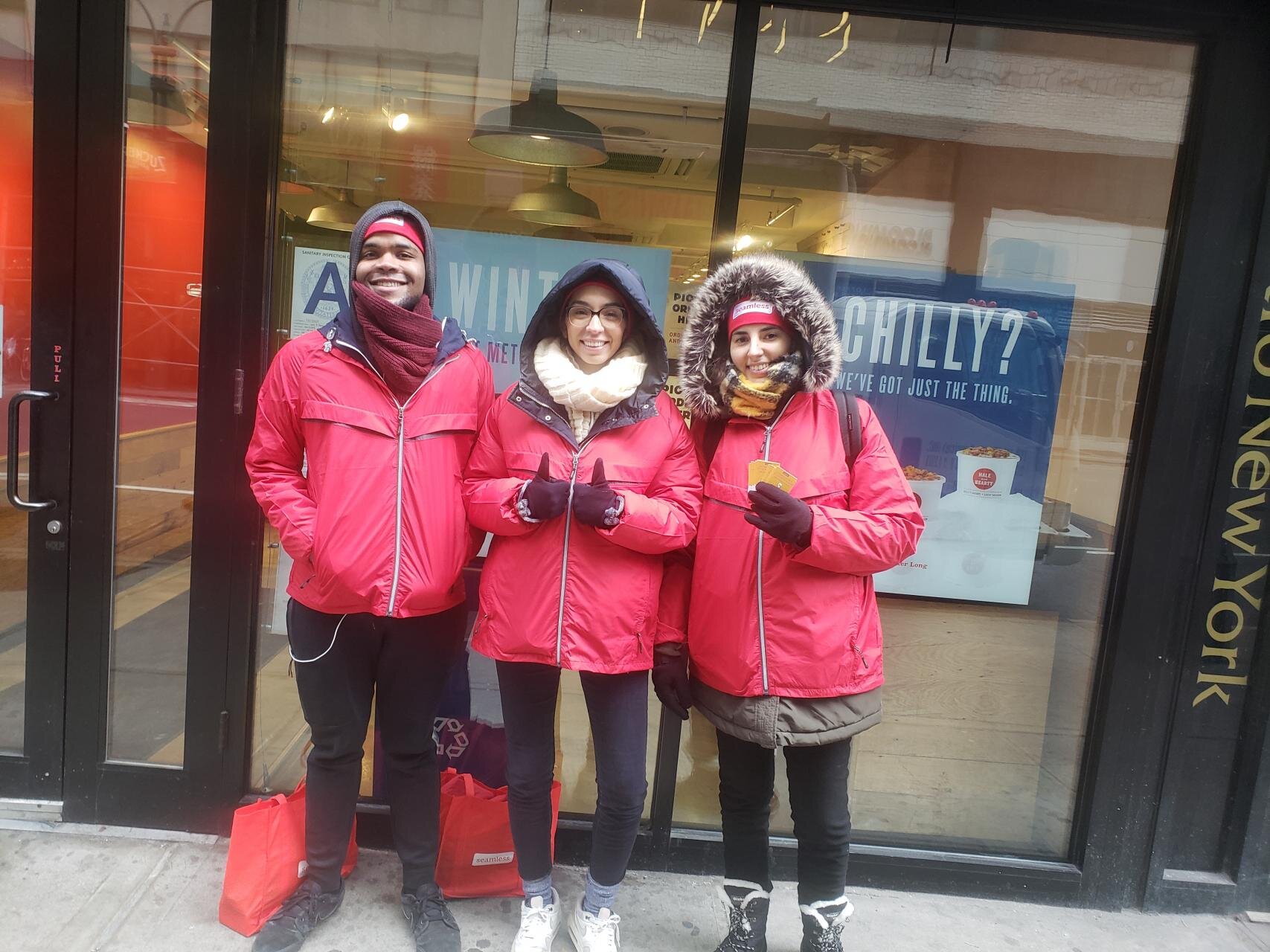 Grubhub - NYC Street Team street team activation, photo 1 of 4