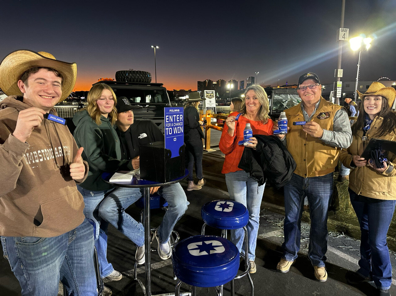 Polaris - National Finals Rodeo street team activation, photo 8 of 13
