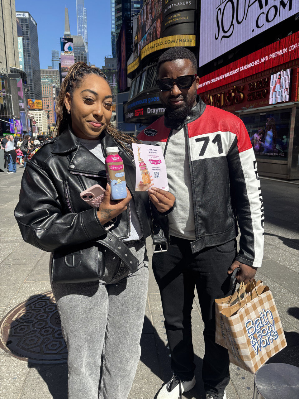 Skinny Mixes - NYC Street Sampling Blitz street team activation, photo 2 of 8
