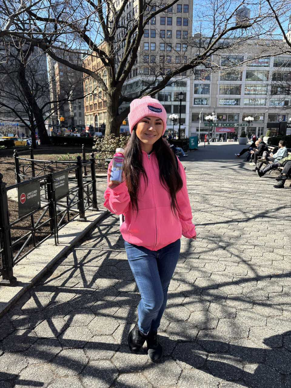 Skinny Mixes - NYC Street Sampling Blitz street team activation, photo 4 of 8