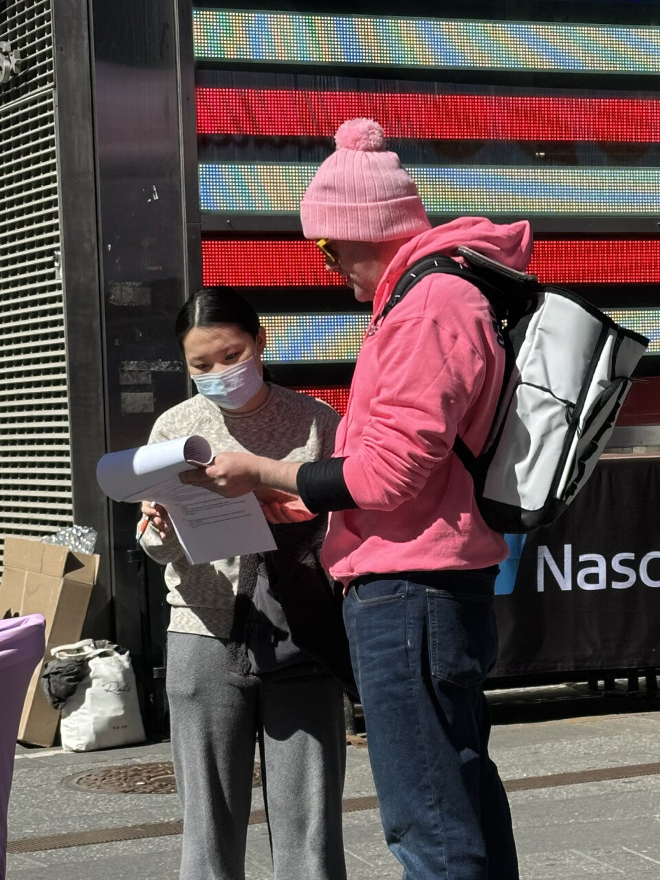 Skinny Mixes - NYC Street Sampling Blitz street team activation, photo 6 of 8