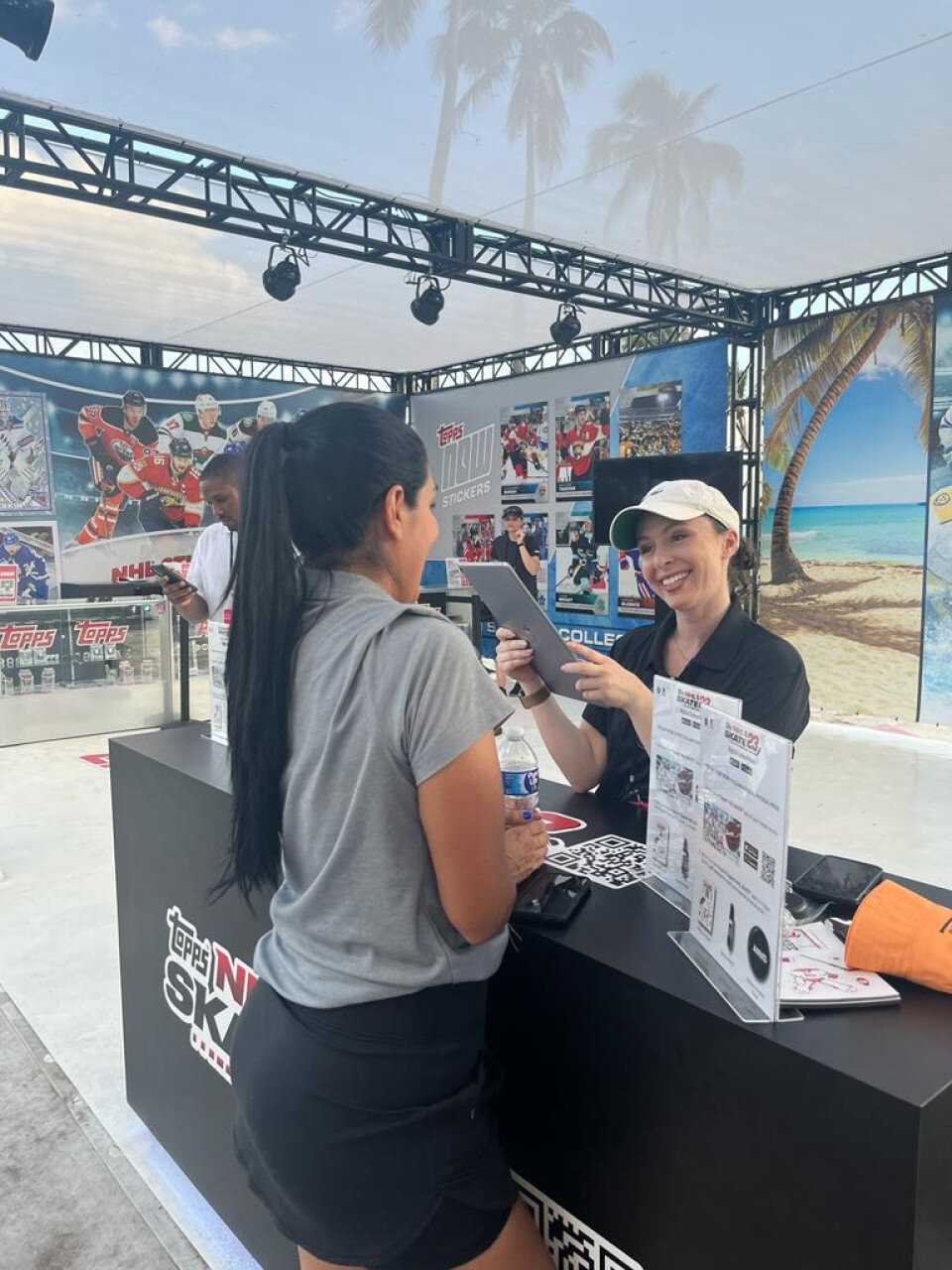 Topps - NHL All Star Beach Fest street team activation, photo 1 of 2