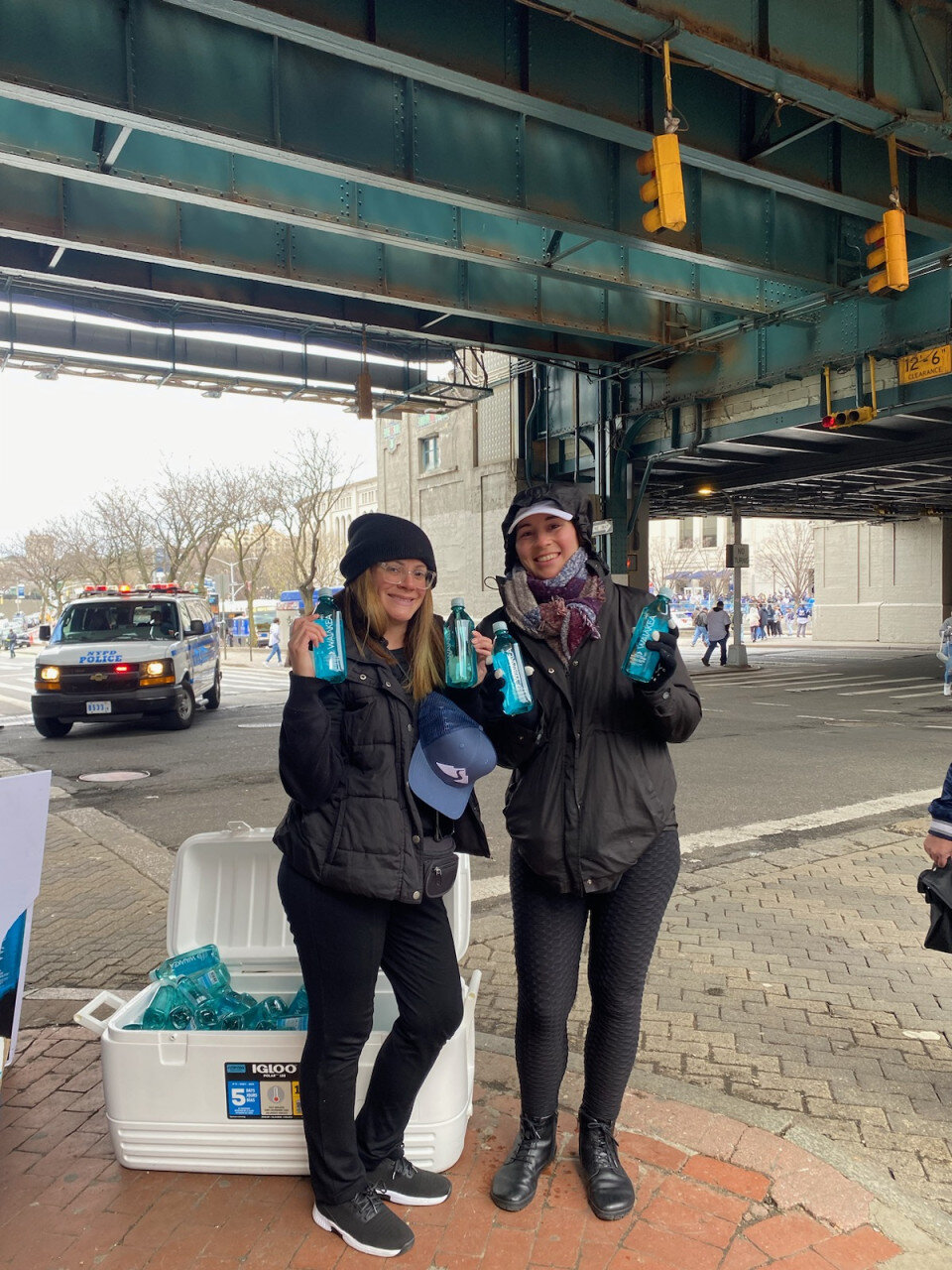 Waiakea Water x Aaron Judge Opening Day street team activation, photo 4 of 5